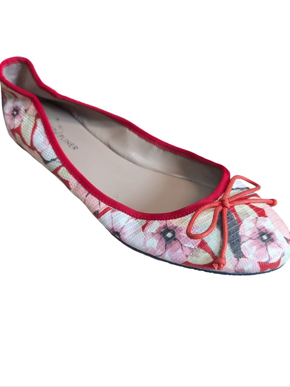 Donald Pliner Parke Floral Ballet Flats Size 10